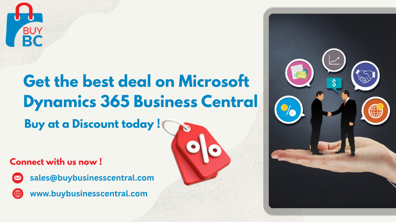 Get the Best Deal on Microsoft Dynamics 365 Business Central | Buy at a Discount Today